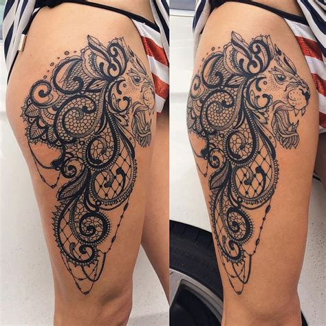 female thigh tattoos|thigh feminine female body tattoos.